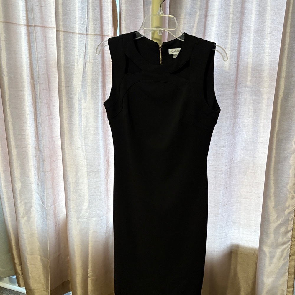 Calvin Klein Classic Black Midi Dress
